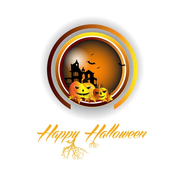 Happy halloween design bakgrund — Stock vektor