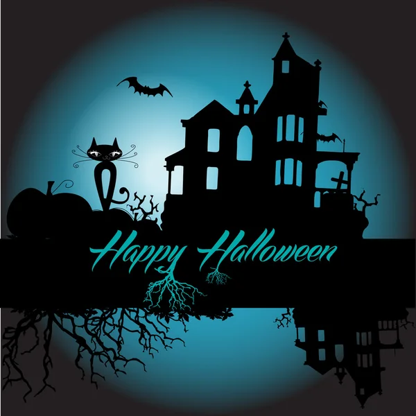 Happy halloween design bakgrund — Stock vektor