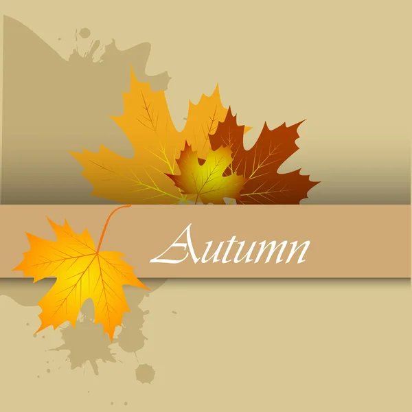 Abstrakter Hintergrund im Herbst. lizenzfreie Stockillustrationen