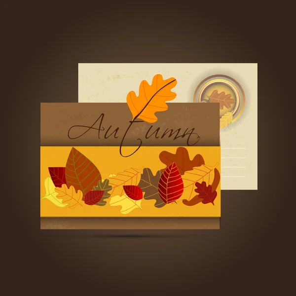 Outono fundo abstrato. Ilustração De Stock