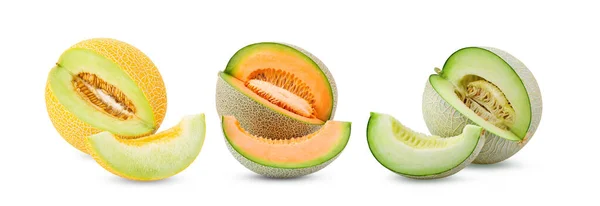 Melons Cantaloupe Seeds Isolated White Background — Stock Photo, Image