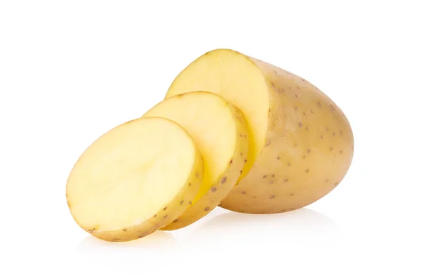 Kartoffel Isoliert Auf Weißem Hintergrund — Stockfoto