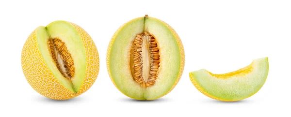 Melon Isolated White Background — Stock Photo, Image