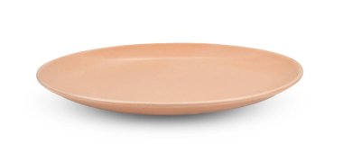 seramik plaka beyaz arkaplanda izole edildi