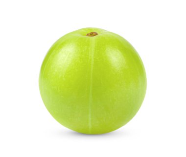 Beyaz arka planda Hint bektaşi üzümü