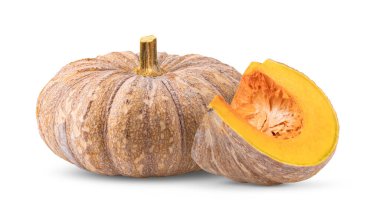 Beyaz arkaplanda kabak izole