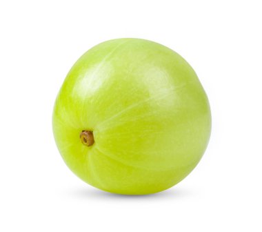 Beyaz arka planda Hint bektaşi üzümü