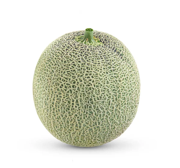 Melon Kantaloupe Isolert Hvit Mark – stockfoto