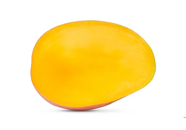 Half Mango Isolated White Background — Stock Photo, Image