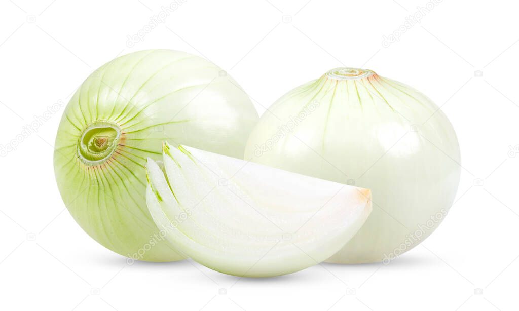 onion isolated on white background