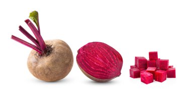 Pancar kökü beyaz arkaplanda izole edildi