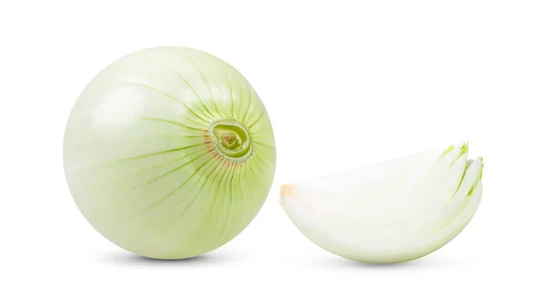 Onion Isolated White Background Full Depth Field — Stock Photo, Image