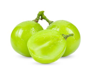 Üzüm Beyaz Arkaplanda İzole Edildi