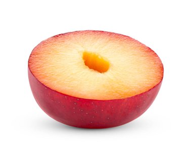 beyaz arkaplanda izole kiraz erikleri