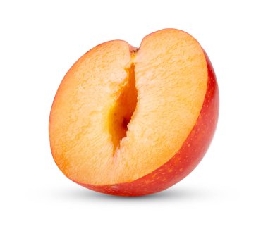 beyaz arkaplanda izole kiraz erikleri