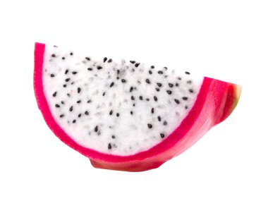 Beyaz arkaplanda Ejder Meyvesi izole