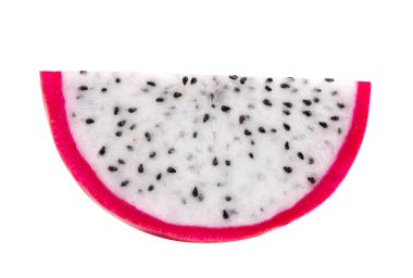 Beyaz arkaplanda Ejder Meyvesi izole