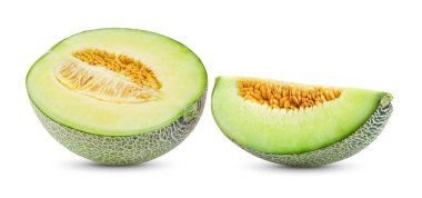 Karpuz beyaz arkaplanda izole edildi (kamera görüntüsü )