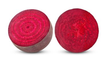 Pancar dilimleri beyaz arkaplanda izole edilmiş