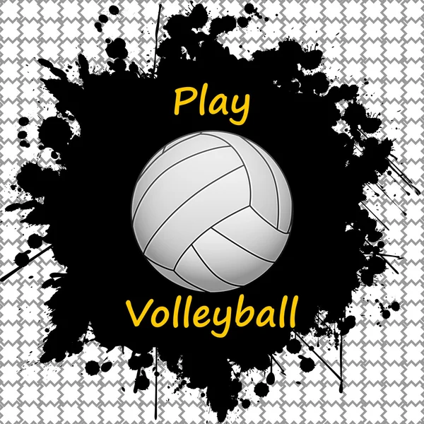 Volleyball-sport-fond — Image vectorielle