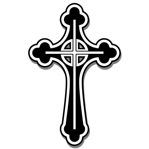 Cruz cristiana — Archivo Imágenes Vectoriales