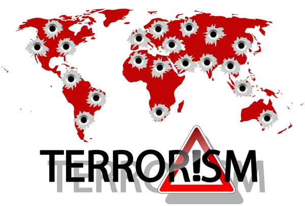 Terrorismo — Vetor de Stock