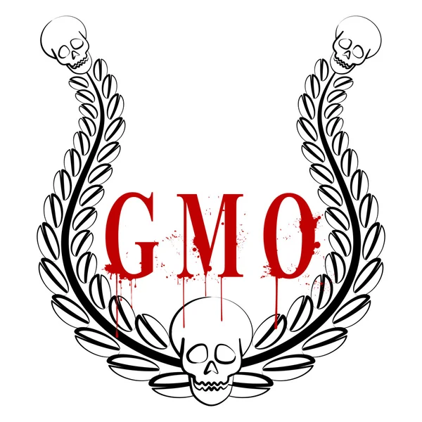 Godło GMO — Wektor stockowy