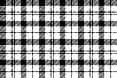 Siyah beyaz milytary tartan sorunsuz arka plan