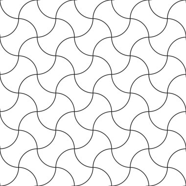 Seamless modeli yarım daire diagonal