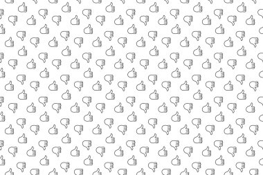 Başparmak sorunsuz arka plan aşağı yukarı başparmak