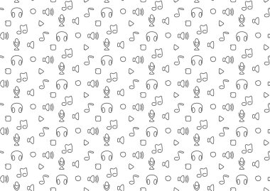 Müzik ses ses sorunsuz arka plan