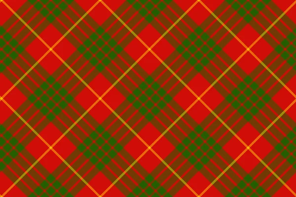 Clan cameron tartan diagonal seamless mönster — Stock vektor