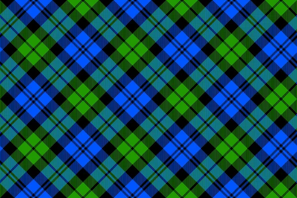 Black Watch milytary tartan diagonal naadloze — Stockvector