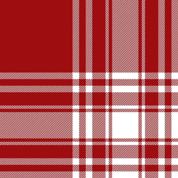 孟席斯格子红色短裙织物纹理无缝模式 — 图库矢量图片