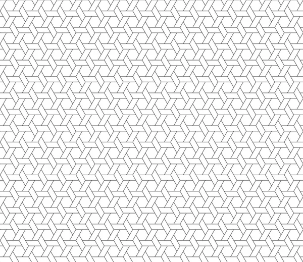 Hexagon star sömlös bakgrund — Stock vektor