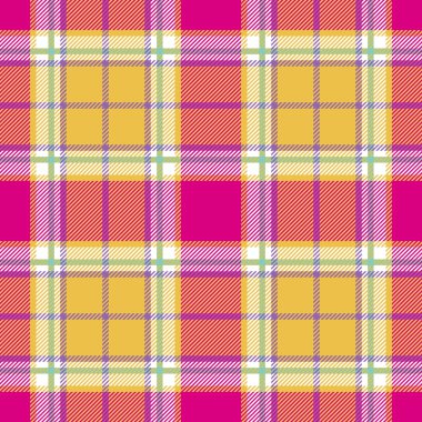 ekose Hint madras kumaş doku seamless modeli