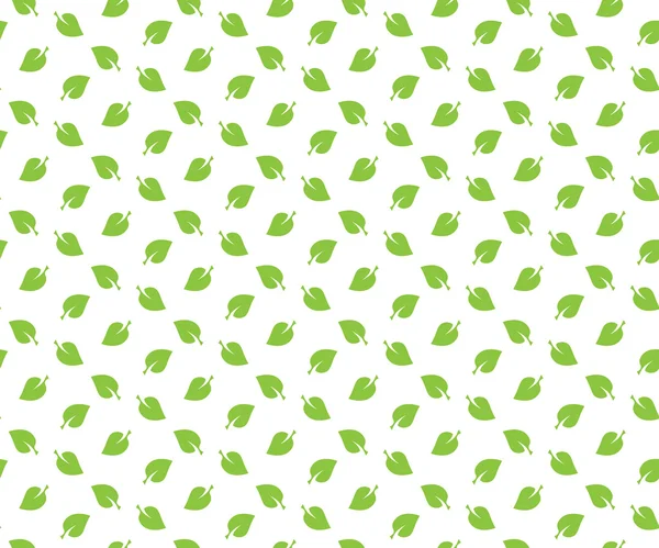 stock vector Green spring leaves seamless pattern wallpapper