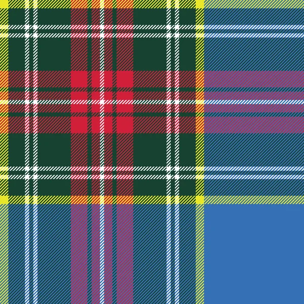 Macbeth tartan kilt tecido padrão de verificação têxtil sem costura —  Vetores de Stock