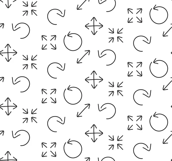 Flechas patrón sin costura — Archivo Imágenes Vectoriales