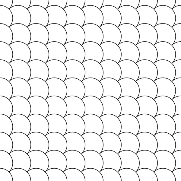 Einfache nahtlose Muster diagonale Fischschuppen — Stockvektor