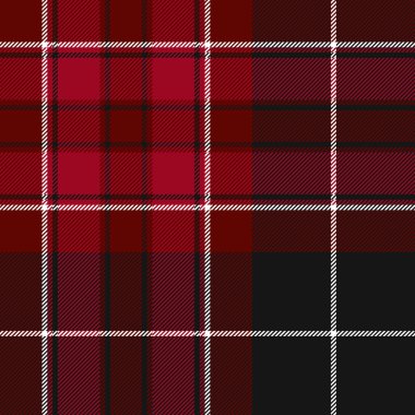 Galler kumaş doku kırmızı ve siyah gururu tartan sorunsuz patt
