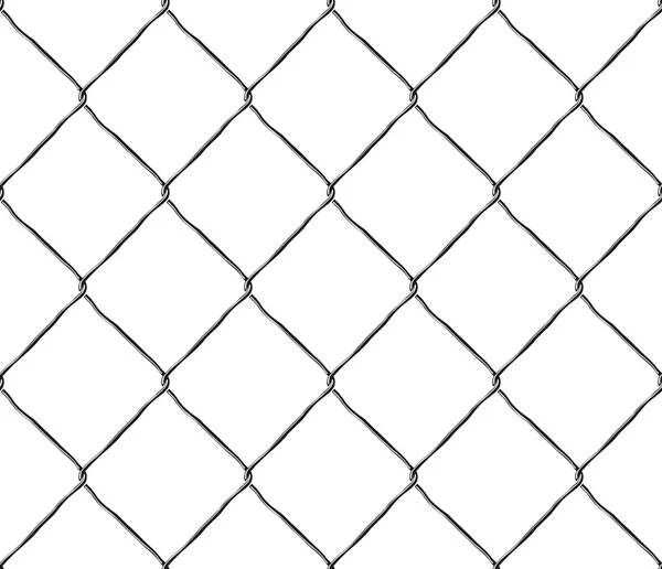 Tekstura metalowe siatki stalowe ogrodzenia — Wektor stockowy