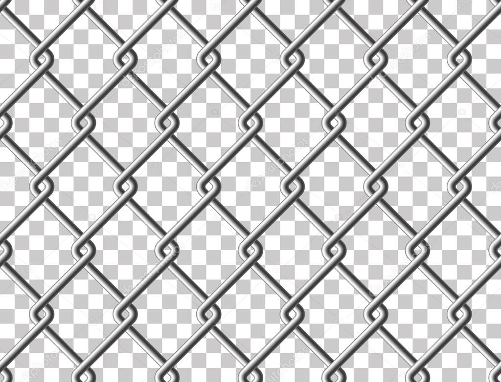 Steel mesh metal fence seamless transparent structure