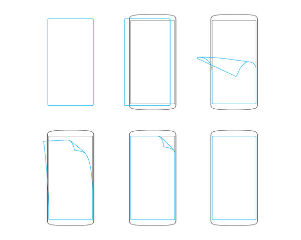 apply screen protector smartphones and tables