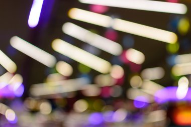 renkli neon ışıkları bokeh