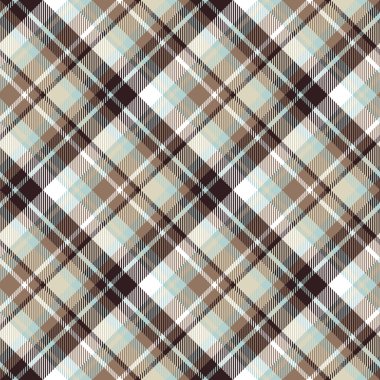 Kahverengi Mavi sorunsuz çapraz kumaş doku