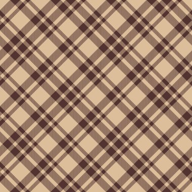 Bej kahverengi Çapraz onay ekose sorunsuz kumaş doku