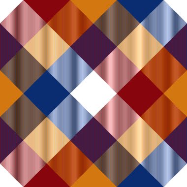 Kırmızı turuncu mavi beyaz çapraz sorunsuz onay ekose