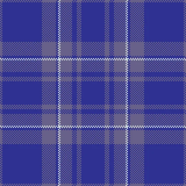 Pixel Background Vector Design Modern Seamless Pattern Plaid Square Texture — Stock Vector