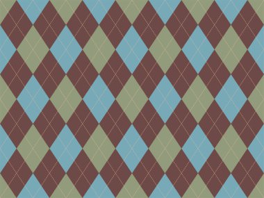 Argyle deseni kusursuz. Kumaş dokusu arka planı. Klasik argill vektör süslemesi.